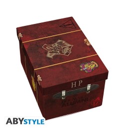 ABYSTYLE HARRY POTTER: Tazza 3D +Portachiavi 3D + Spilla Hogwarts' suitcase