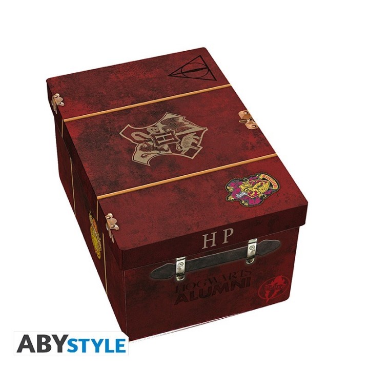 ABYSTYLE HARRY POTTER: Tazza 3D +Portachiavi 3D + Spilla Hogwarts' suitcase