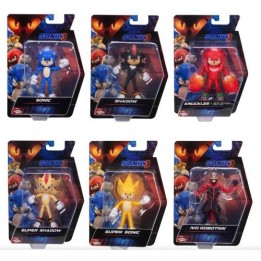 JAKKS PACIFIC Sonic 3 Movie personaggi articolati 13 cm w3 6 pz
