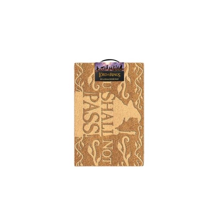 PYRAMID THE LORD OF THE RINGS (YOU SHALL NOT PASS) EMBOSSED ZERBINO