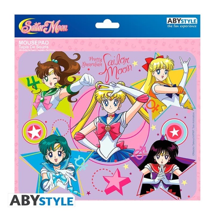 ABYSTYLE SAILOR MOON - Flexible Mousepad:"Sailor warriors"