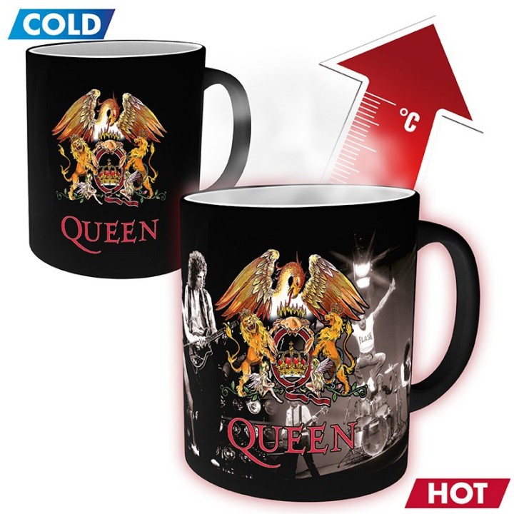 ABYSTYLE QUEEN - Tazza termosensibile 320 ml: "Crest"