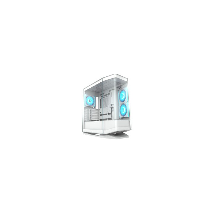 COUGAR CASE MID TOWER FV270 RGB WHITE 2xTG CURVED 4 ARGB FAN + RGB HUB