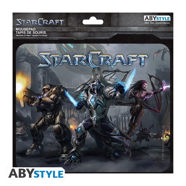 ABYSTYLE STARCRAFT - Flexible Mousepad:" Artanis, Kerrigan & Raynor"
