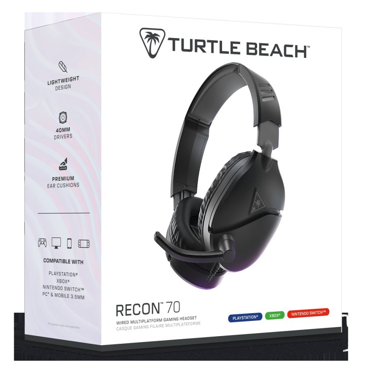 TURTLE BEACH cuffie gaming Ear Force Recon 70P Black