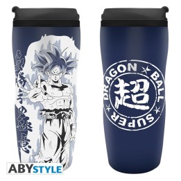 ABYSTYLE DRAGON BALL SUPER - Tazza da viaggio isotermica : "Goku Ultra Instinct"