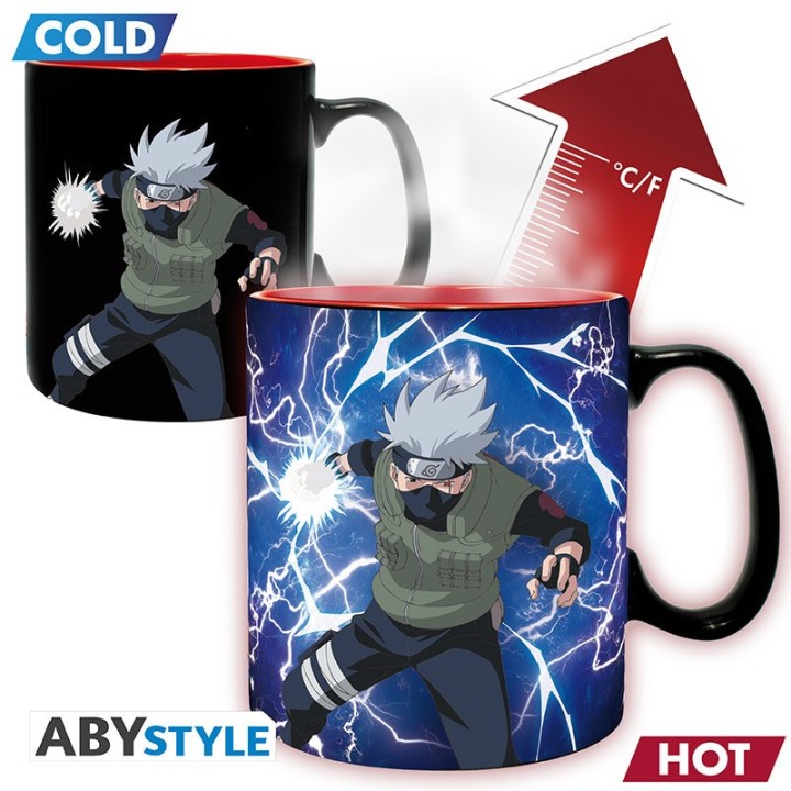 ABYSTYLE NARUTO SHIPPUDEN - Tazza termosensibile 460 ml: "Kakashi/Itachi"