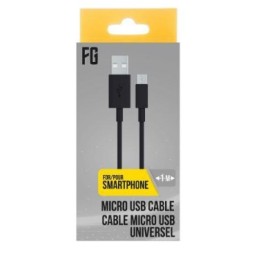 USB - Micro USB cable 1 m Black (print box)