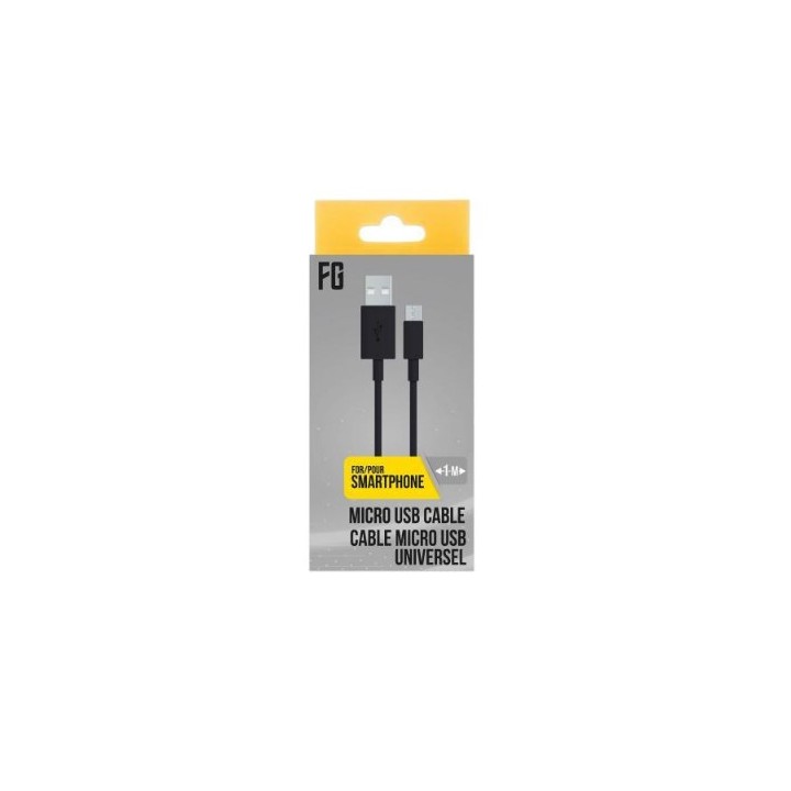 USB - Micro USB cable 1 m Black (print box)