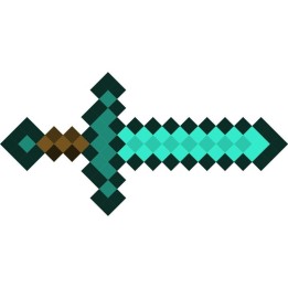 Cuscino Minecraft : Diamond Sword