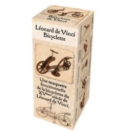 Bicicletta Léonard De Vinci in legno (18x6x10 cm)