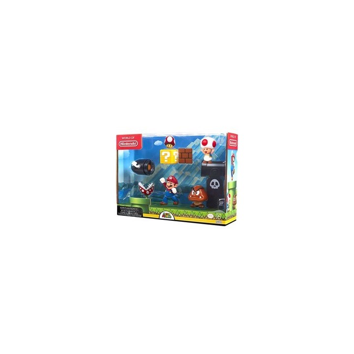 JAKKS PACIFIC NINTENDO SUPER MARIO ACORN PLAINS MULTI PACKSET