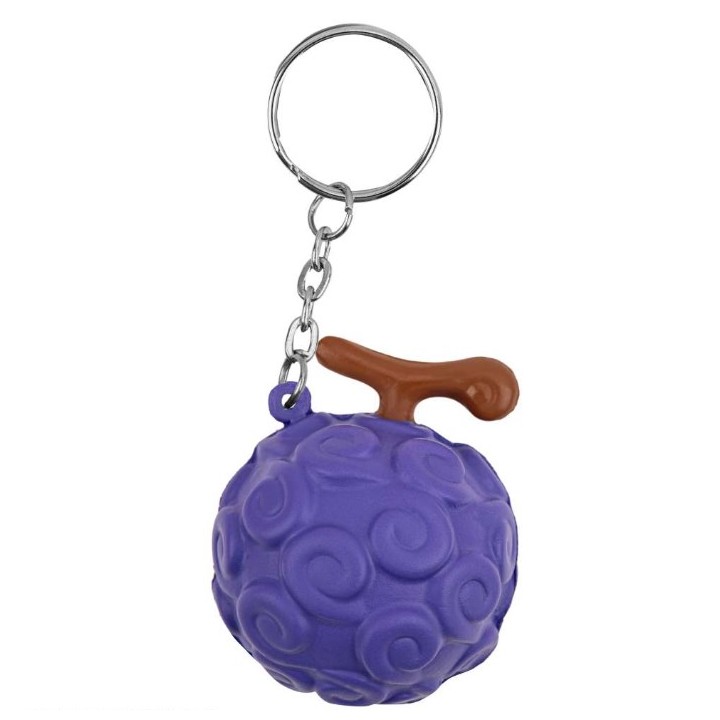 CINEREPLICAS 103486 - Portachiavi in gomma : gum-gum fruit