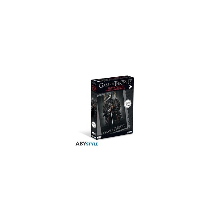 ABYSTYLE GAME OF THRONES - Jigsaw puzzle 1000 pieces - Iron throne