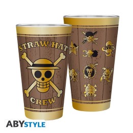 ABYSTYLE ONE PIECE - Bicchiere 400 ml: "Skulls - Matte"