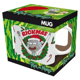 ABYSTYLE RICK AND MORTY - Tazza 320ml : " MERRY RICKMAS"