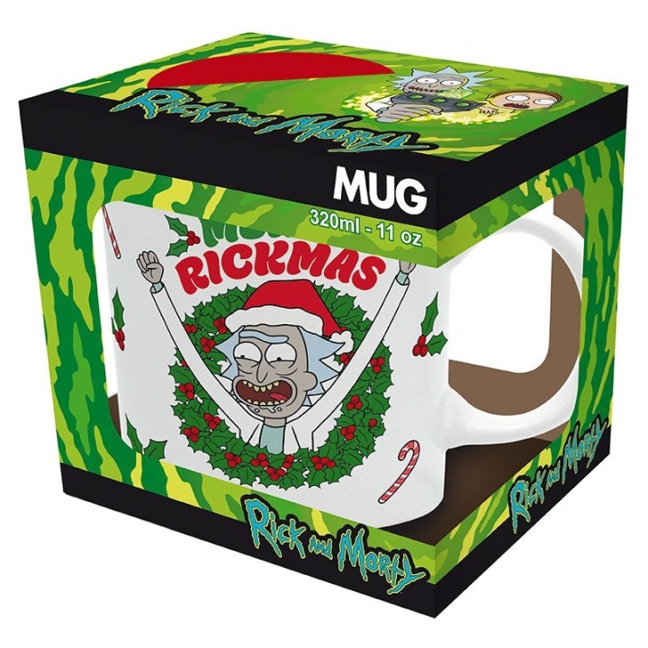 ABYSTYLE RICK AND MORTY - Tazza 320ml : " MERRY RICKMAS"