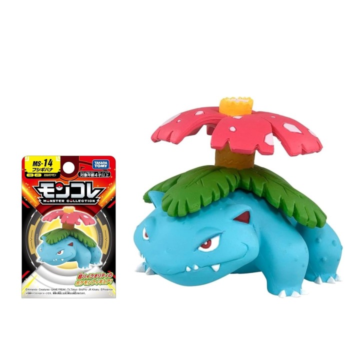 POKEMON Tomy: Monster Collection - MS14 Venusaur (Small) (Prodotto da collezione)