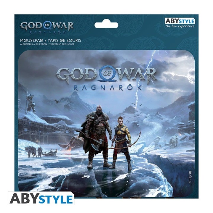 ABYSTYLE GOD OF WAR - Flexible Mousepad :"Ragnorak Key Art"