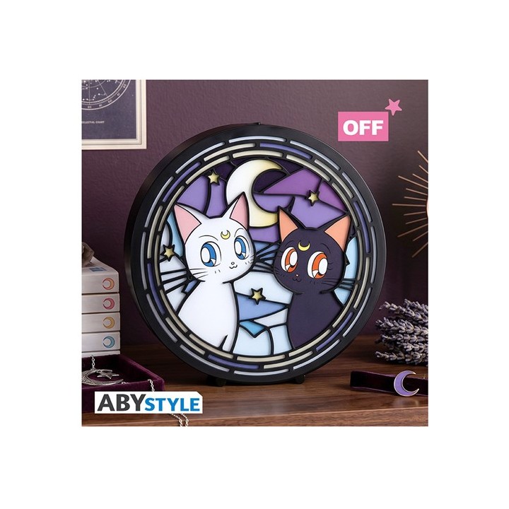 ABYSTYLE - SAILOR MOON - Lamp - Luna & Artemis