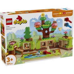 LEGO 10480 DUPLO Town - Foresta esplorativa con animali selvatici