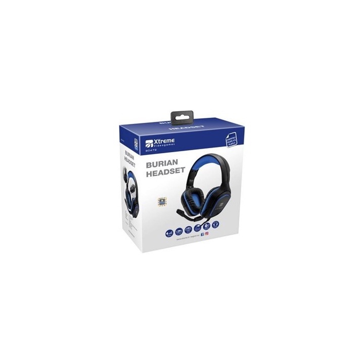 XTREME Cuffie Gaming WIRED BURIAN (PS5,PS4) 2mt. con microf.