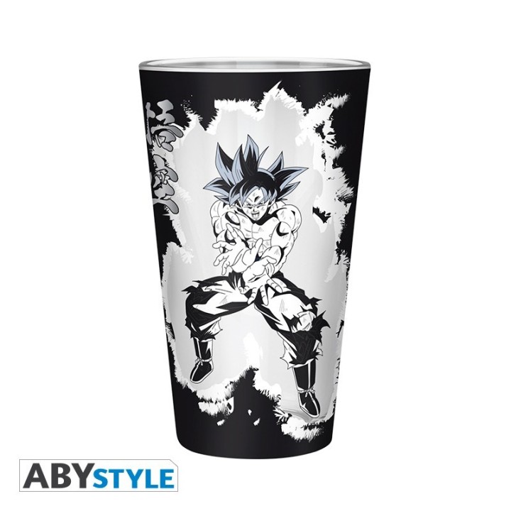 ABYSTYLE DRAGON BALL SUPER - Bicchiere in vetro 400ml: "Goku/Vegeta"