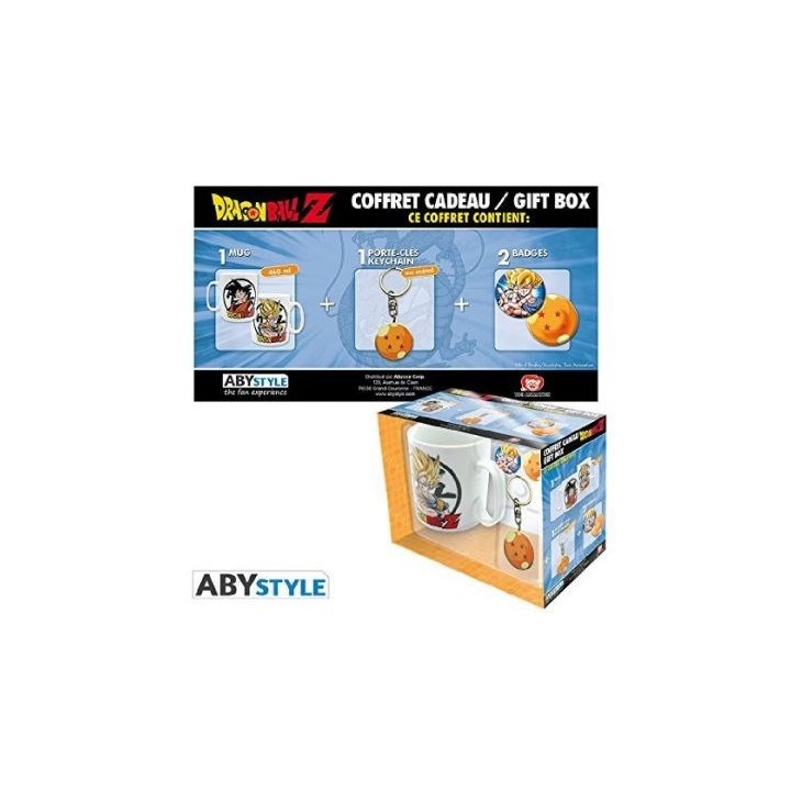 ABYSTYLE DRAGON BALL Z Kit regalo con tazza, spille e portachiavi