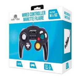 Wii/GC Black Controller with Turbo and Slow Motion