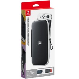 NINTENDO Switch Oled Kit Custodia + Pellicola