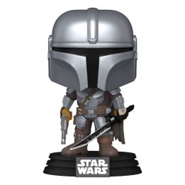 FUNKO POP Star Wars: The Mandalorian - 663 The Mandalorian with Darksaber 9 cm