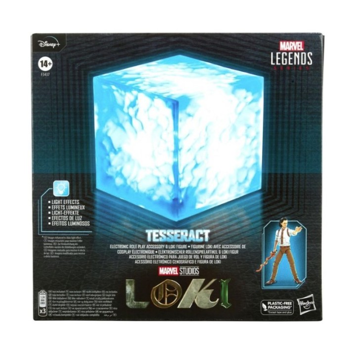 HASBRO MARVEL LEGENDS - TESSERACT GEAR REPLICA CON LOKI FIGURE (DAMAGED BOX)