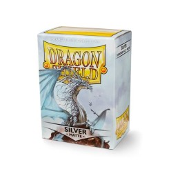 DRAGON SHIELD Standard Sleeves - Matte Silver (100 Sleeves)