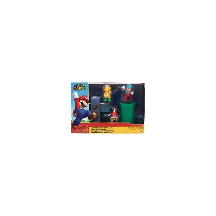 JAKKS PACIFIC NINTENDO SUPER MARIO UNDERGROUND DIORAMA SET