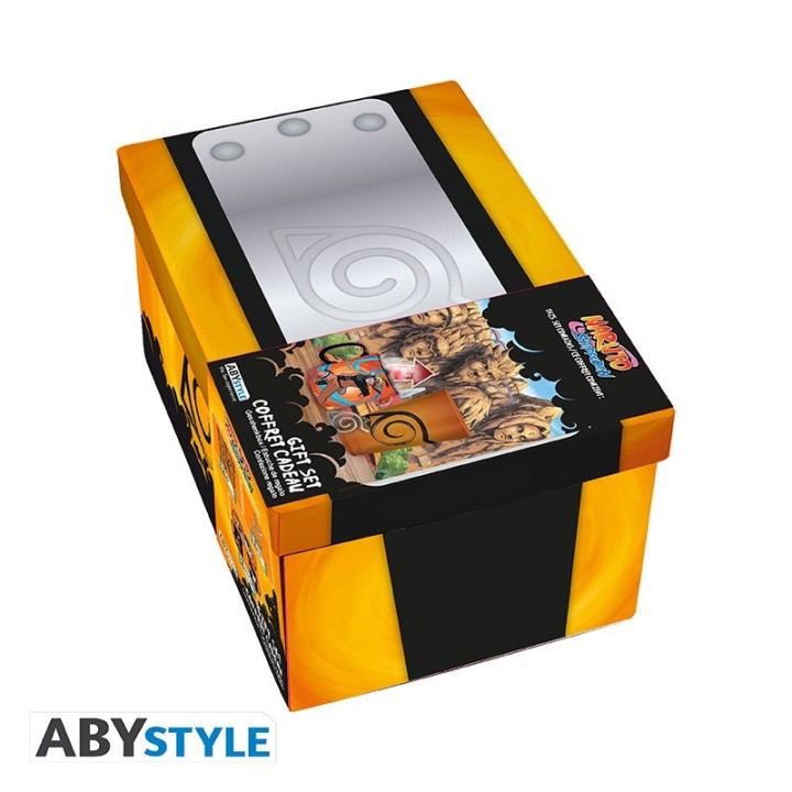 ABYSTYLE NARUTO SHIPPUDEN: Bicchiere grande- Porta chiavi- Tazza termica