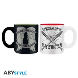 ABYSTYLE THE WALKING DEAD - Set 2 tazzine 110 ml: "Daryl VS Negan"