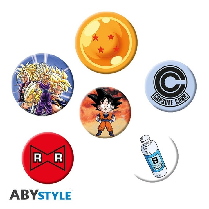 ABYSTYLE DRAGON BALL - Set 6 Spille: "DBZ/Mix"