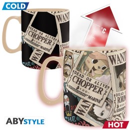 ABYSTYLE ONE PIECE - Tazza termosensibile 460 ml: "Wanted"