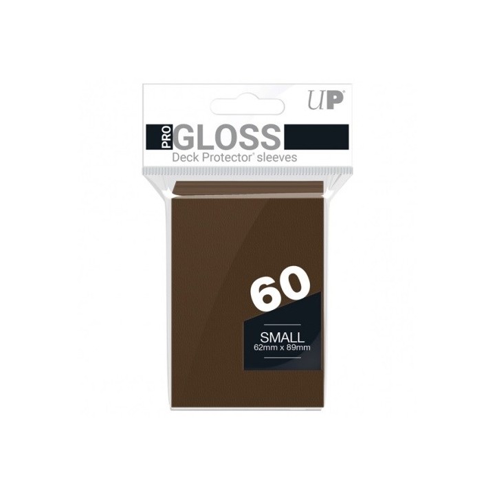 ULTRA PRO - 60 Bustine Small Pro Gloss Brown