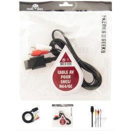 GC/N64/SNES AV cable (in F&G bag + label)
