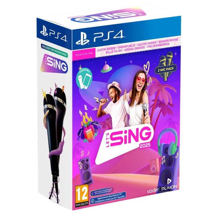 Let's Sing 2025 International Version [+ 2 Mics]