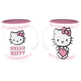 PYRAMID - HELLO KITTY (PINK) EMBOSS MUG