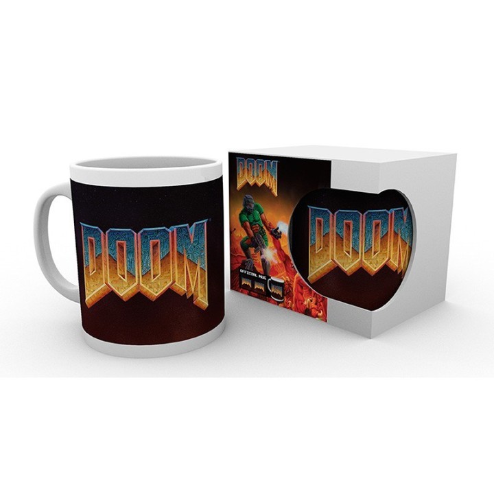 ABYSTYLE DOOM - Tazza 320 ml : " Doom Classic Logo"