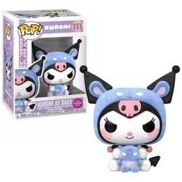 FUNKO POP Sanrio: Kuromi - 111 Kuromi As Baku (Flocked) (Exclusive) 9cm