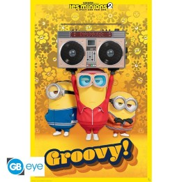 ABYSTYLE MINIONS - Poster grande: "Groovy!" (91.5x61)