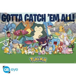 ABYSTYLE POKEMON - Poster grande: "All Time Favorites" (91.5x61)
