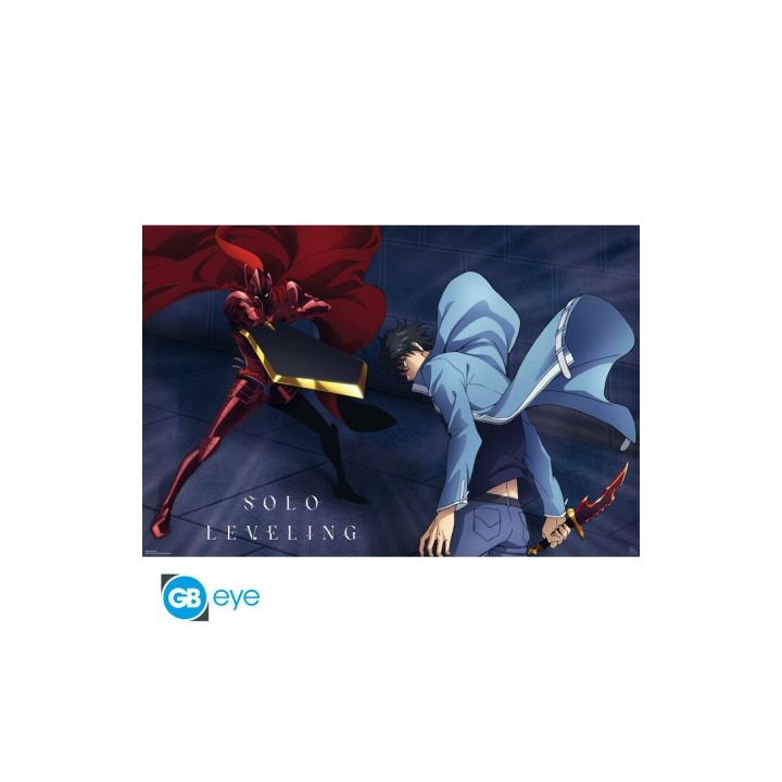 ABYSTYLE SOLO LEVELING - Poster Maxi (91.5x61): "Jinwoo vs Igris"