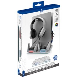 PS5/PS5 Slim RGB Cooling and Charging Station - White