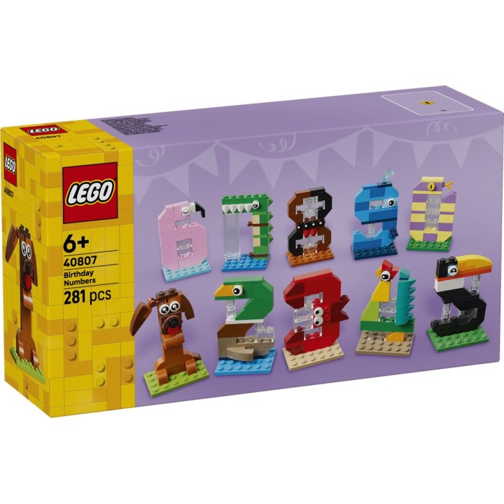 LEGO 40807 SEASONS & OCCASIONS - Numeri del compleanno