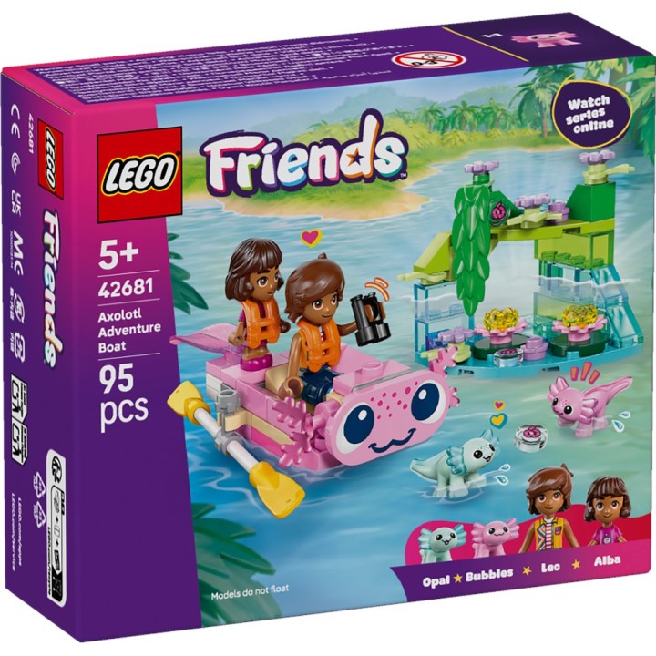 LEGO 42681 FRIENDS - Barca d’avventura Axolotl